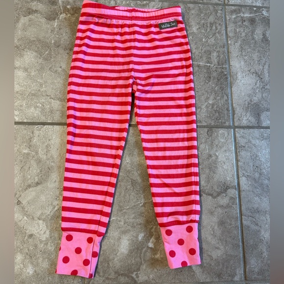 VGUC Matilda Jane pink and red pajama bottoms. Gently used. - Picture 1 of 7